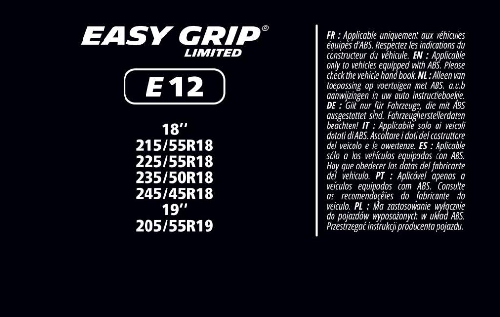 Cadenas para nieve (Calcetines de nieve) MICHELIN MICHELIN Easy Grip e-Limited - ref. 008332