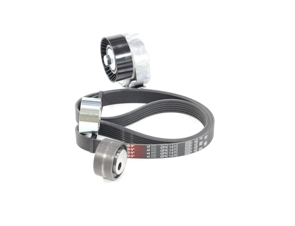 Kit de courroie d'accessoire (Courroie d’alternateur) GATES ref. K026PK1470