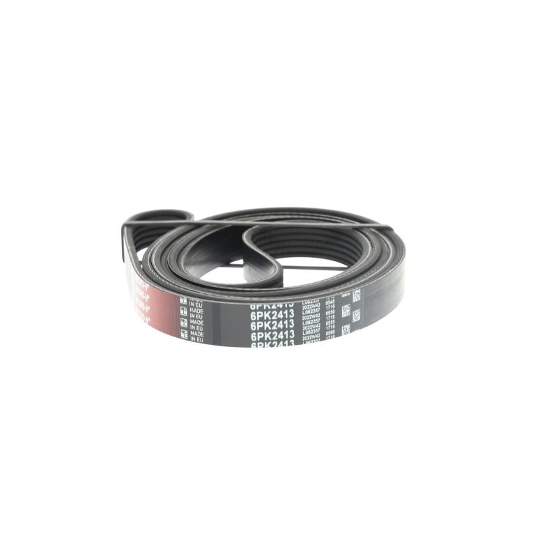 Courroie trapézoïdale à nervures GATES ref. 6PK2413