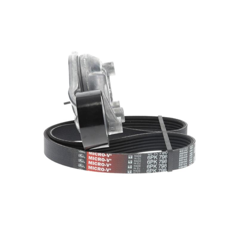 Kit de courroie d'accessoire (Courroie d’alternateur) GATES ref. K016PK798