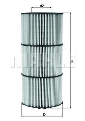 Filtro de aceite KNECHT FILTER OX 832D