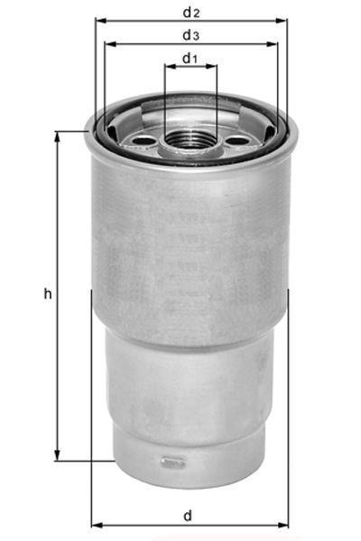 Filtro combustible KNECHT FILTER ref. KC 100D