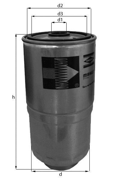 Filtre à carburant (Filtre à gasoil) KNECHT FILTER ref. KC 36
