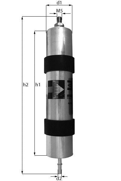 Filtro combustible KNECHT FILTER ref. KL 104