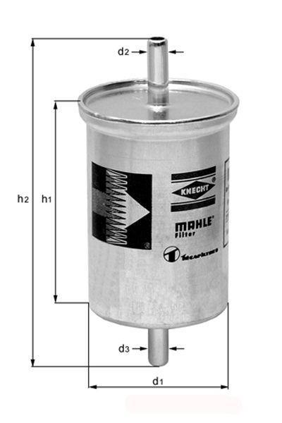 Filtre à carburant (Filtre à gasoil) KNECHT FILTER ref. KL 146