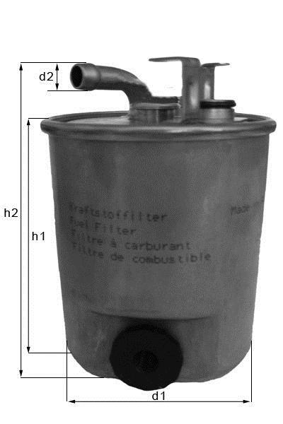Filtro combustible KNECHT FILTER ref. KL 188
