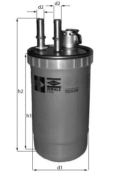 Filtre à carburant (Filtre à gasoil) KNECHT FILTER KL 230