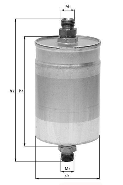 Filtro combustible KNECHT FILTER ref. KL 40