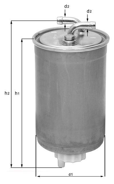 Filtre à carburant (Filtre à gasoil) KNECHT FILTER ref. KL 41