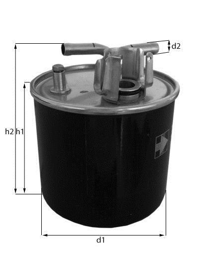 Filtre à carburant (Filtre à gasoil) KNECHT FILTER KL 447