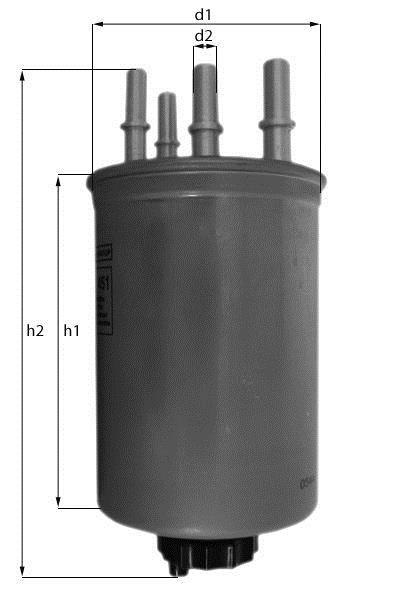 Filtre à carburant (Filtre à gasoil) KNECHT FILTER KL 451