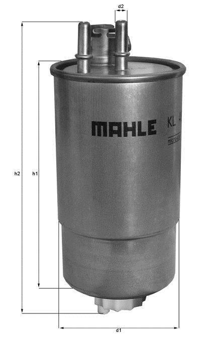 Filtro combustible KNECHT FILTER ref. KL 484