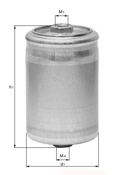 Filtre à carburant (Filtre à gasoil) KNECHT FILTER ref. KL 51