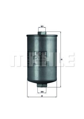 Filtro combustible KNECHT FILTER ref. KL 28
