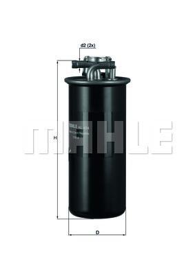 Filtro combustible KNECHT FILTER ref. KL 454