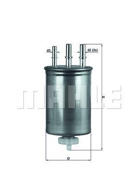 Filtro combustible KNECHT FILTER ref. KL 505