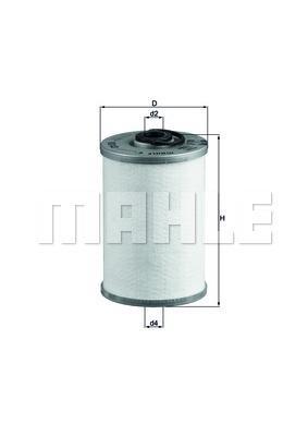 Filtre à carburant (Filtre à gasoil) KNECHT FILTER KX 43