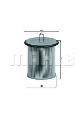 Filtro combustible KNECHT FILTER ref. KX 74