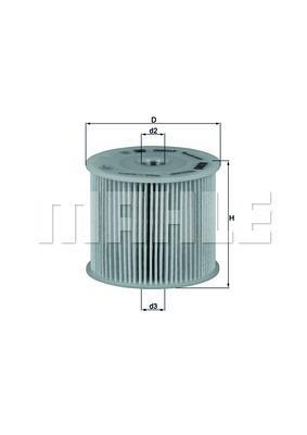 Filtre à carburant (Filtre à gasoil) KNECHT FILTER ref. KX 85D