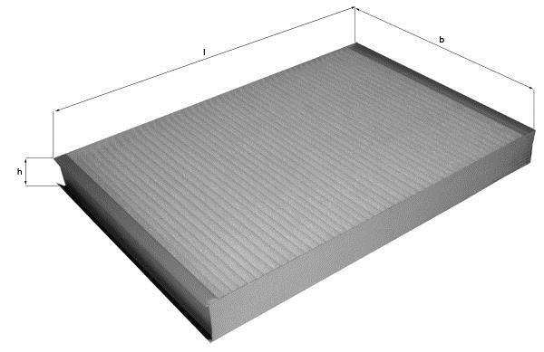 Filtre d'habitacle (Filtre à pollen) KNECHT FILTER 70348547 - ref. LAK 307