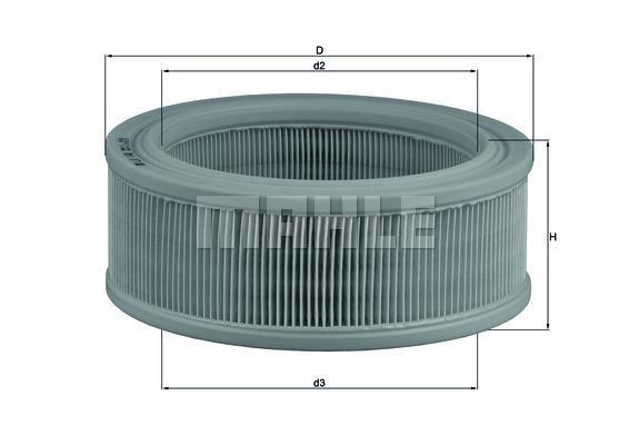 Filtre à air KNECHT FILTER ref. LX 140