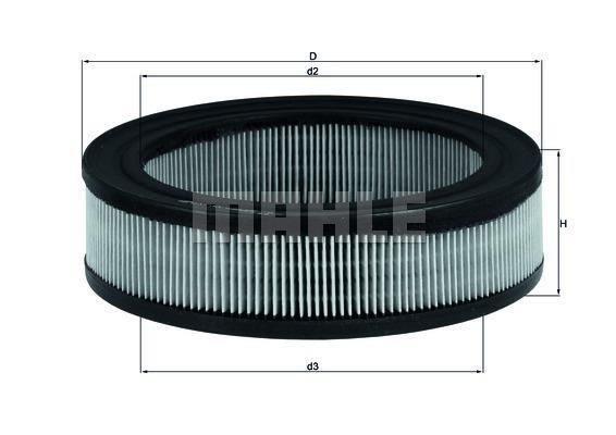 Filtre à air KNECHT FILTER ref. LX 167