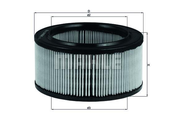 Filtre à air KNECHT FILTER ref. LX 260