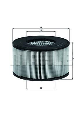 Filtre à air KNECHT FILTER LX 1139