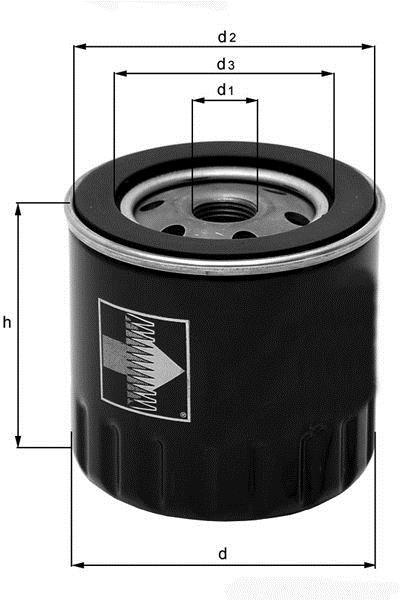 Filtro de aceite KNECHT FILTER ref. OC 98