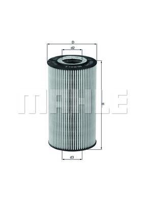 Filtro de óleo KNECHT FILTER OX 169D