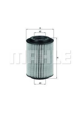 Filtre à huile KNECHT FILTER ref. OX 347D