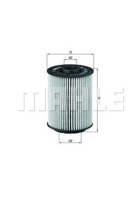 Filtro de óleo KNECHT FILTER OX 356D