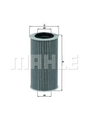 Vhbw Filtro Aceite Reemplaza Knecht OX 379D Para Vehículo