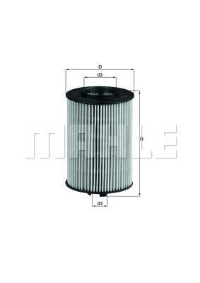 Filtre à huile KNECHT FILTER OX 382D