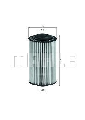 Filtre à huile KNECHT FILTER ref. OX 399D