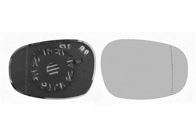 Verre de rétroviseur, rétroviseur extérieur VAN WEZEL 0667836