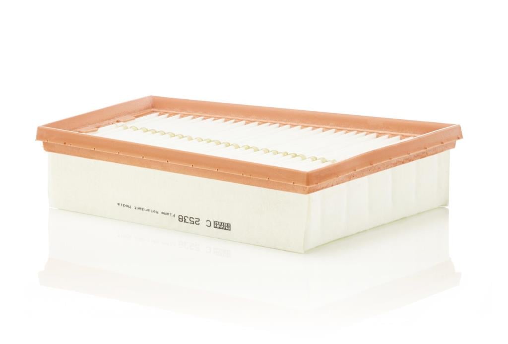 C 2638/1 MANN-FILTER Filtro aria 257 mm, Cartuccia filtro per