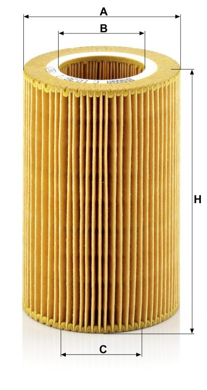 Filtre à air MANN-FILTER ref. C 1036/1