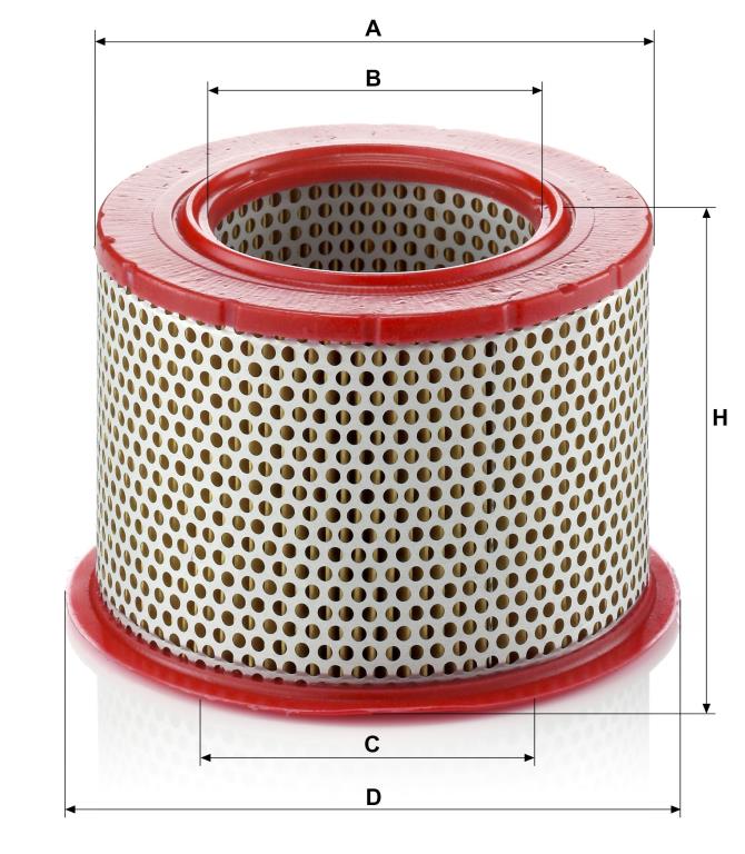 Filtro de ar MANN-FILTER C 1555/1