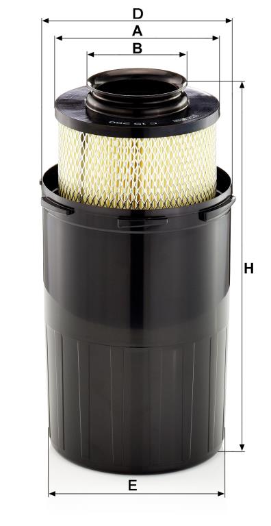 Filtro de ar MANN-FILTER C 15 200