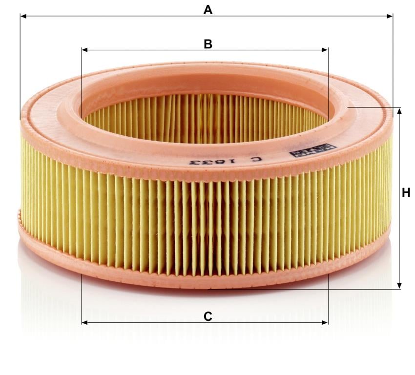 Filtre à air MANN-FILTER ref. C 1833
