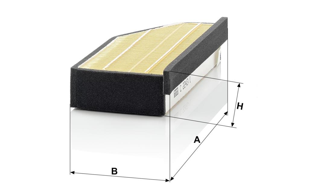 Filtro de aire (de coche) MANN-FILTER C 2243/1