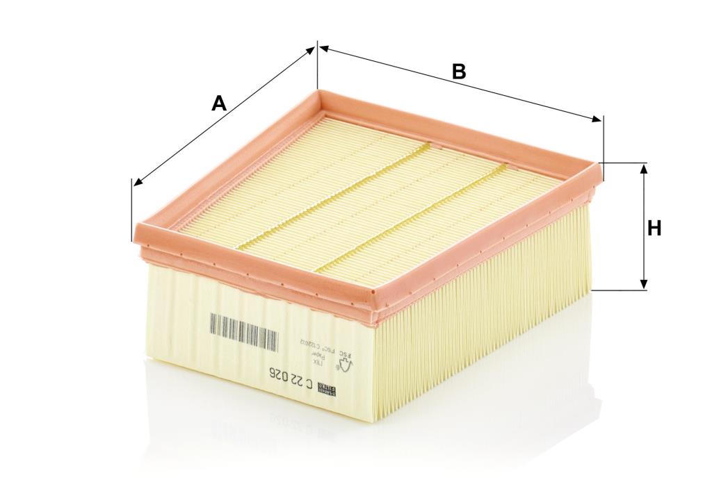 Filtre à air MANN-FILTER ref. C 22 026