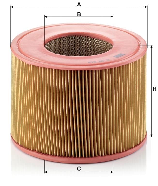 Filtro de aire (de coche) MANN-FILTER C 22 212