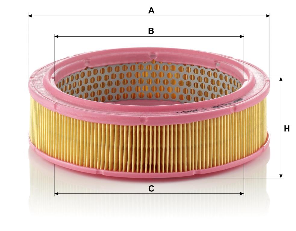 Filtre à air MANN-FILTER ref. C 2443/1