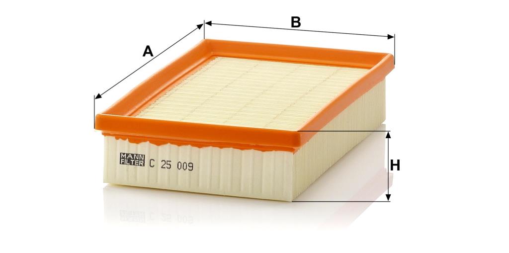 Filtre à air MANN-FILTER C 25 009