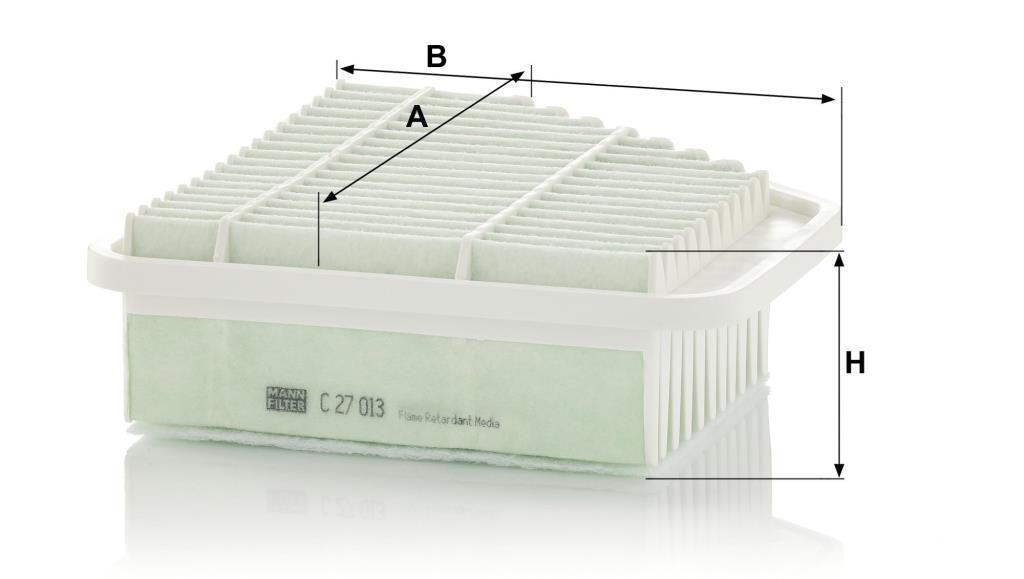 Filtro de ar MANN-FILTER C 27 013