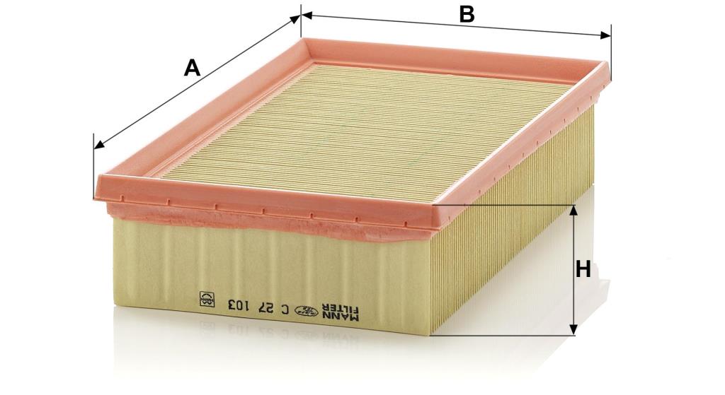 Filtro de ar MANN-FILTER C 27 103