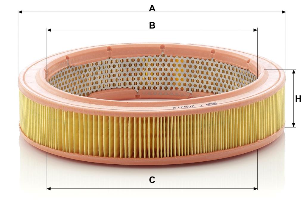 Filtre à air MANN-FILTER ref. C 2852/2