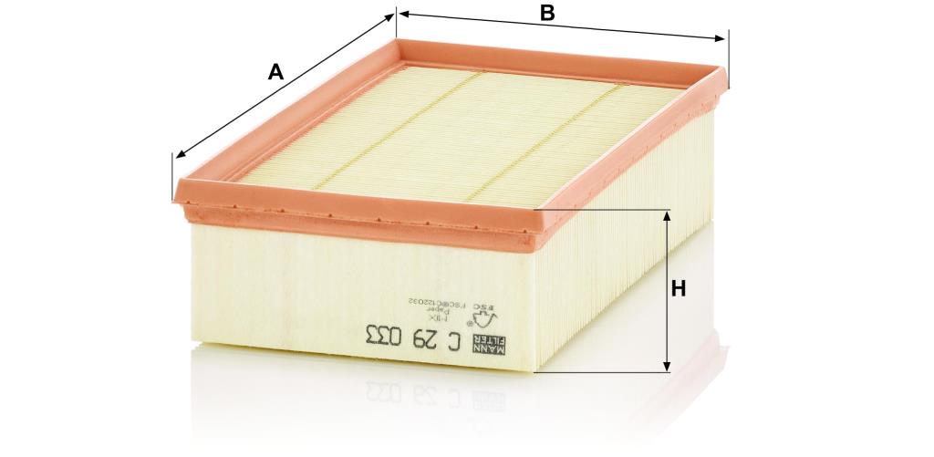 Filtro de ar MANN-FILTER C 29 033
